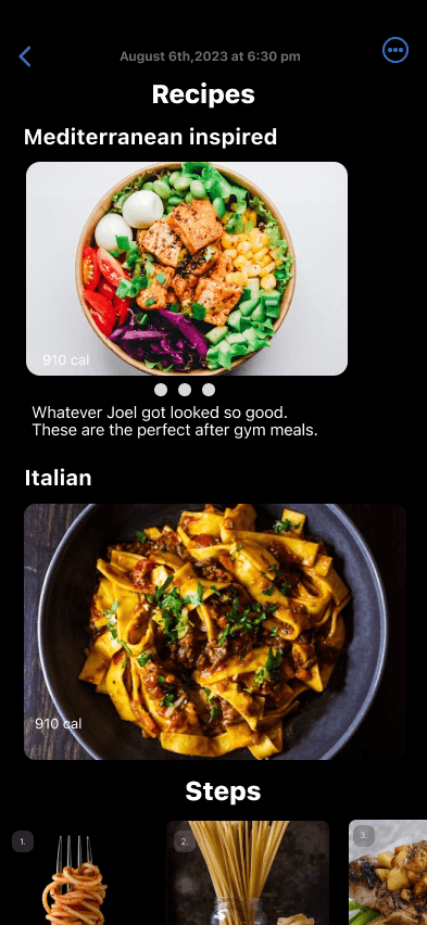 Android - Recipes Dark